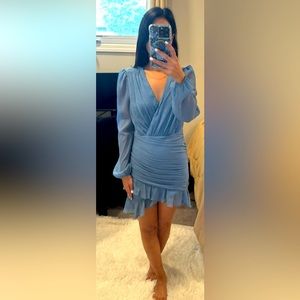 Sparkly blue dress from Windsor